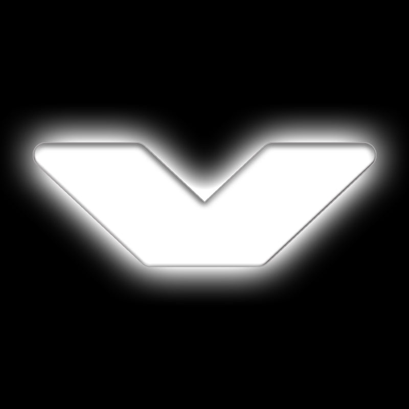 ORACLE Lighting Universal Illuminated LED Letter Badges – Matte Wht Surface Finish – V