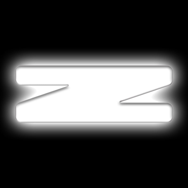 ORACLE Lighting Universal Illuminated LED Letter Badges – Matte Wht Surface Finish – Z