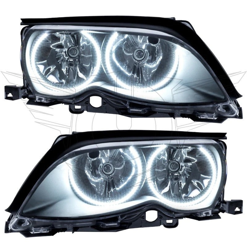 Oracle 02-05 BMW 3 Series SMD HL – Black – ColorSHIFT w/ BC1 Controller