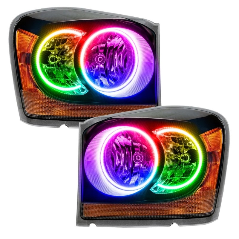 Oracle 04-06 Dodge Durango SMD HL – Black – ColorSHIFT w/ BC1 Controller
