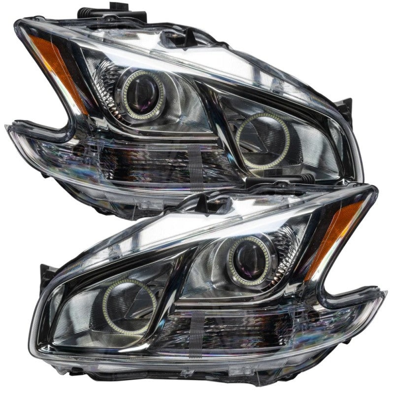Oracle 09-13 Nissan Maxima SMD HL (Non-HID)-Chrome – ColorSHIFT w/ BC1 Controller