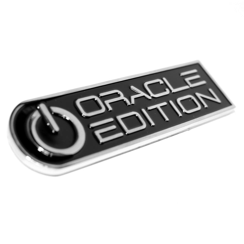 Oracle Edition Badge – Right/Passenger – Black/White