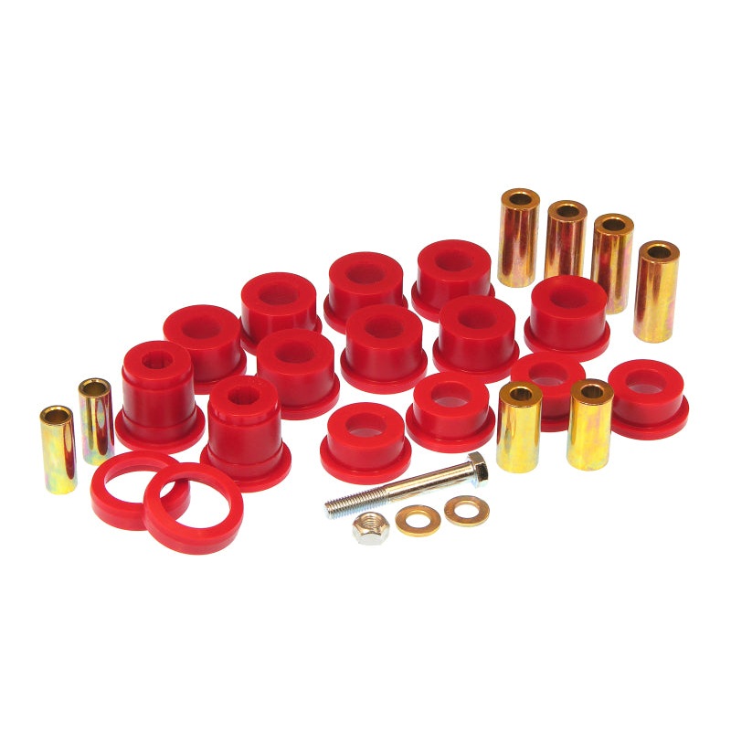 Prothane 07-11 Jeep Wrangler Front Control Arm Bushings – Red