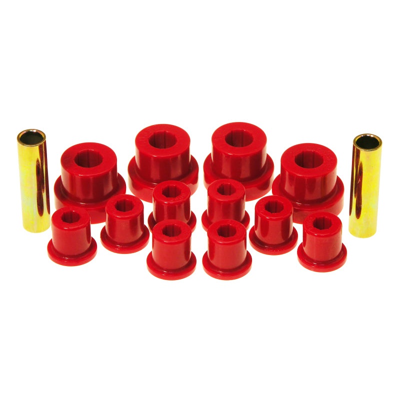 Prothane 76-86 Jeep CJ5/CJ7 Front Spring & Shackle Bushings – Red