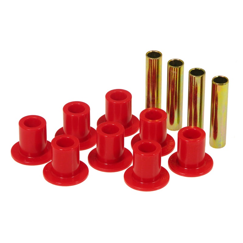 Prothane 87-96 Jeep Front Spring & Shackle Bushings – Red