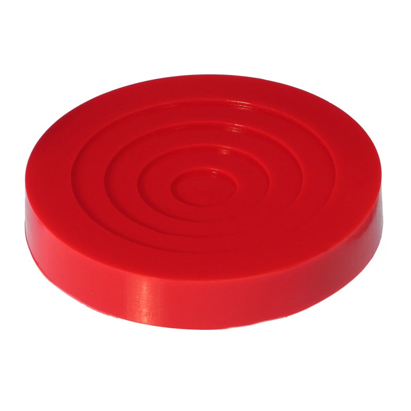 Prothane Universal Jack Pad 5in Diameter Model – Red