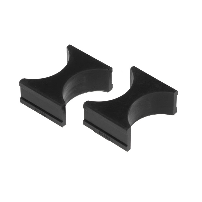 Prothane Universal Shock Reservoir Mounts – 2.5/2.5 Diameter – Black