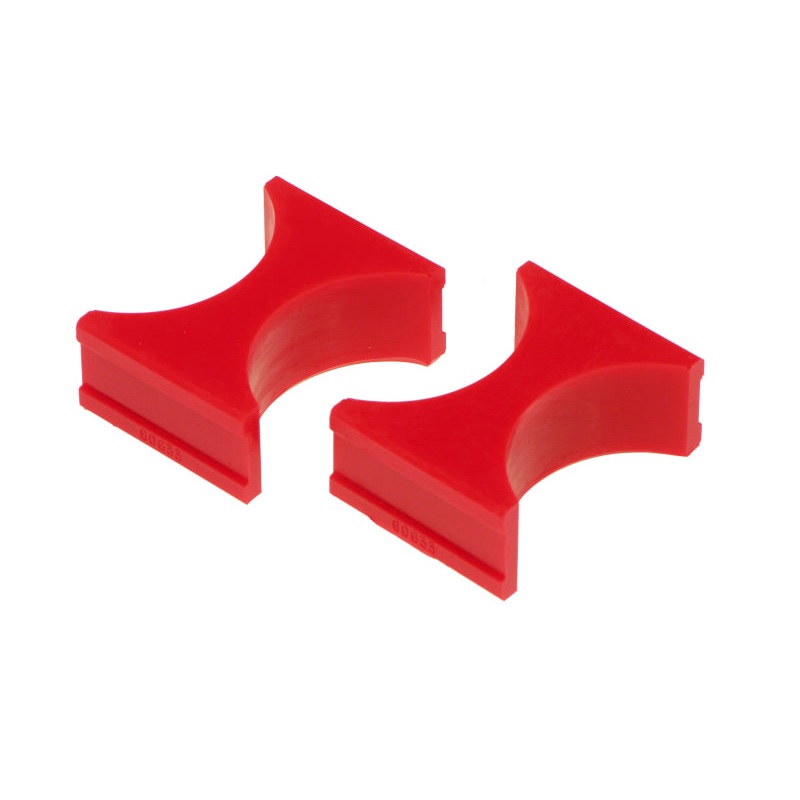 Prothane Universal Shock Reservoir Mounts – 2.5/2.5 Diameter – Red