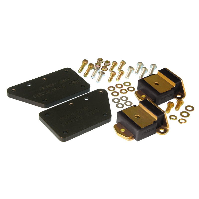 Prothane 63-72 GM Truck LS1 Adapter Plate Kit – Black