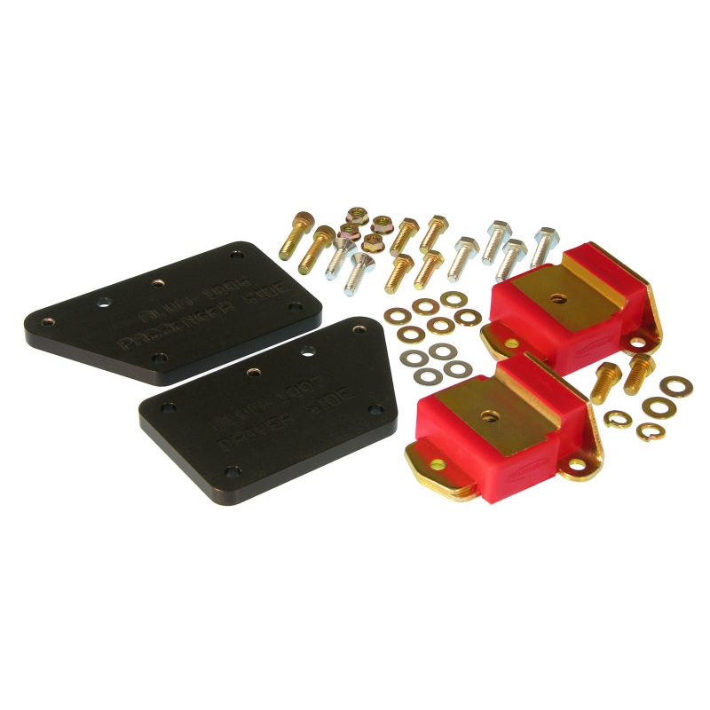 Prothane 63-72 GM Truck LS1 Adapter Plate Kit – Red