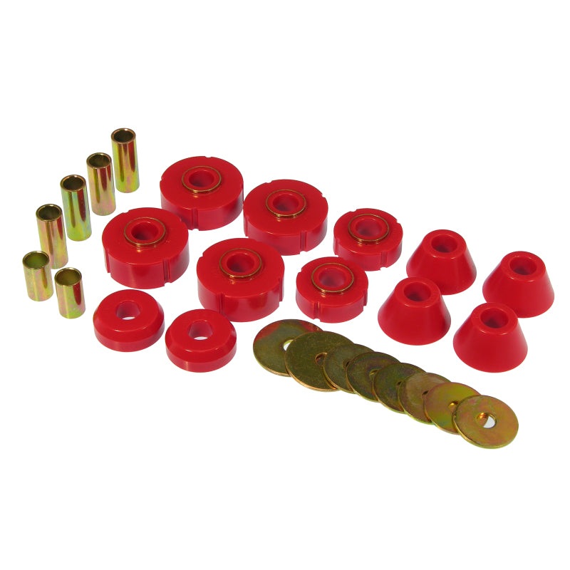 Prothane 67-72 Chevy C10 Body Mount Kit – Red