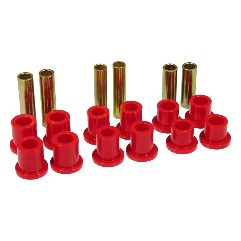 Prothane 73-79 Ford F350 2wd Rear Leaf Spring Bushings – Red
