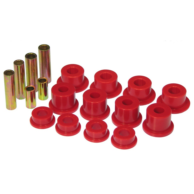 Prothane 92-97 Ford F450 2wd Front Leaf Spring Bushings – Red