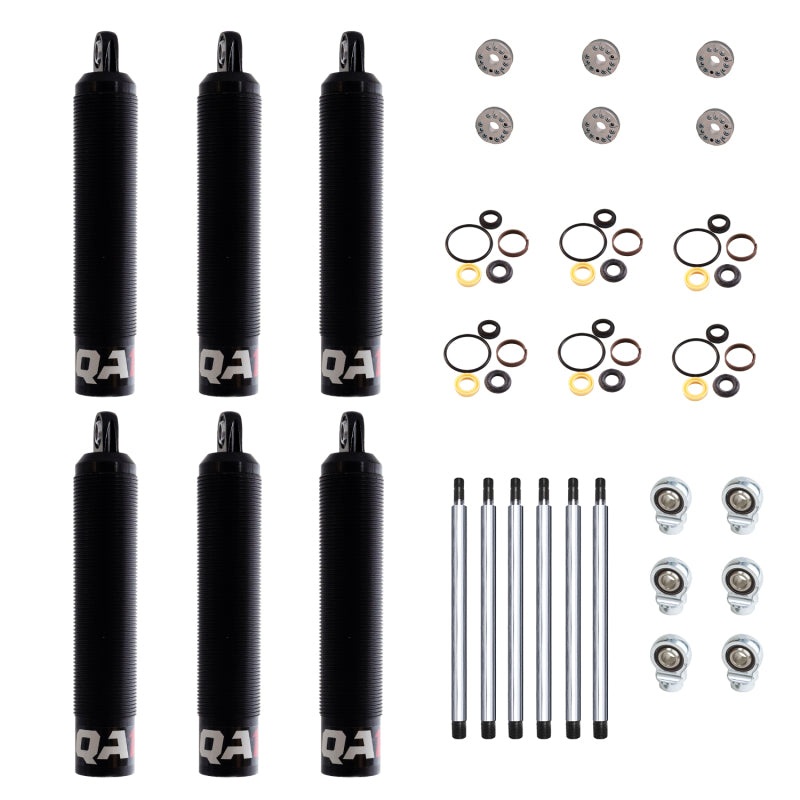 QA1 18.25 Eye-B/Eye-B V-None Dry LD Piston Shock Large Aluminum Coilover 12.38 – 6 Pack