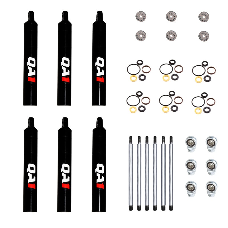 QA1 19.75 Eye-B/Eye-B V-None Dry Shock Small Body Steel 12.63 – 6 Pack