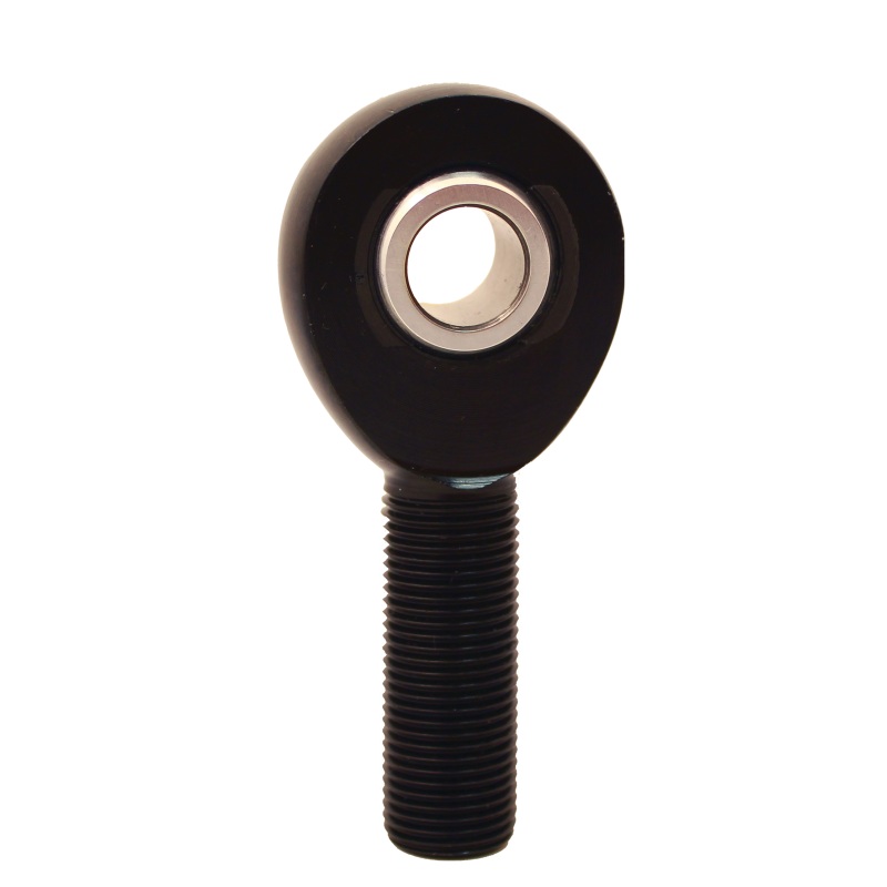 QA1 A Series Endura Rod End – Male/Right Hand – .5in Bore x 5/8-18 – Black Aluminum