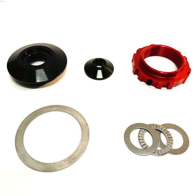 QA1 2.205-8 TPI Coilover Conversion Kit 2.5in ITT Strut – Red Anodized Nut