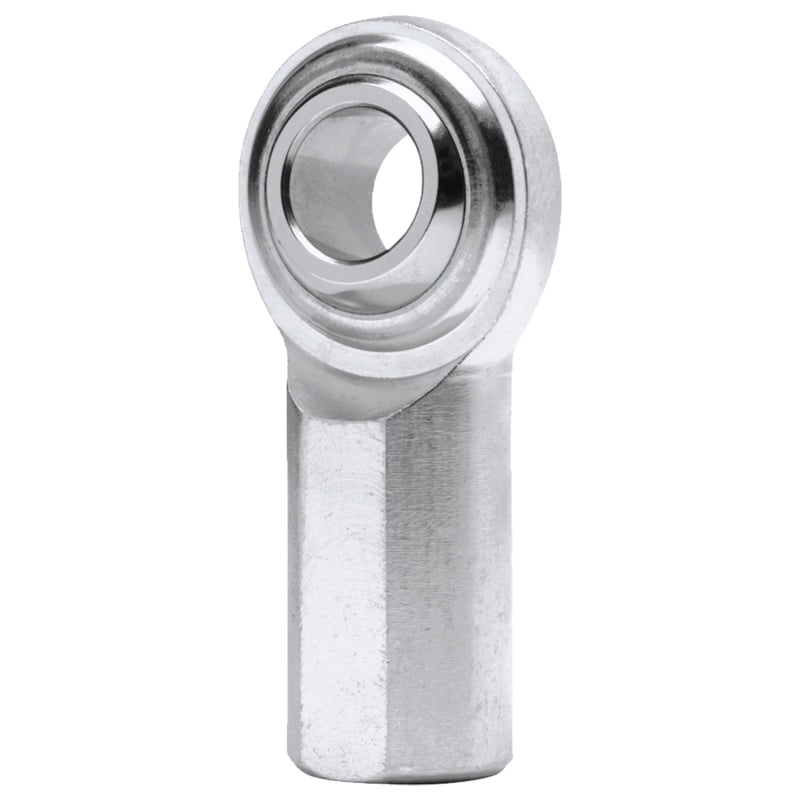 QA1 G Series 2-Pc Rod End – Female/Left Hand – 6mm Bore x M6x1.0 – Stainless Steel w/PTFE