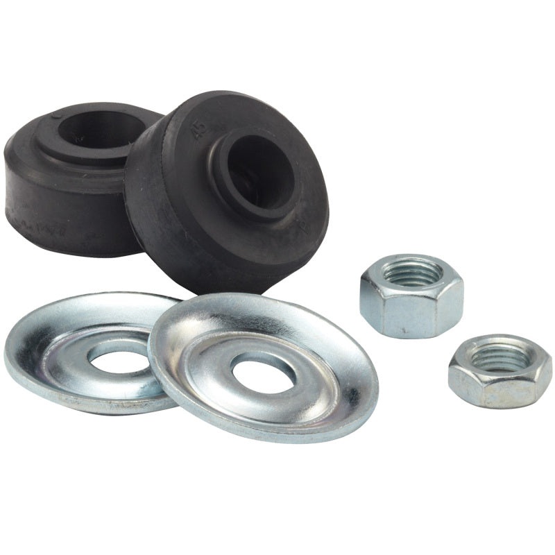 QA1 Stud Top Bushing Kit w/Jam Nuts – 5/8in & 7/8in Hole Bushings