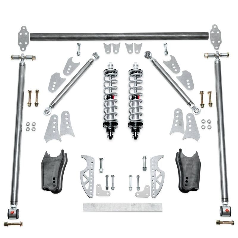 QA1 HD Pro Rear Triangulated 4-Link Kit – Front Mount Single Adj Coilovers