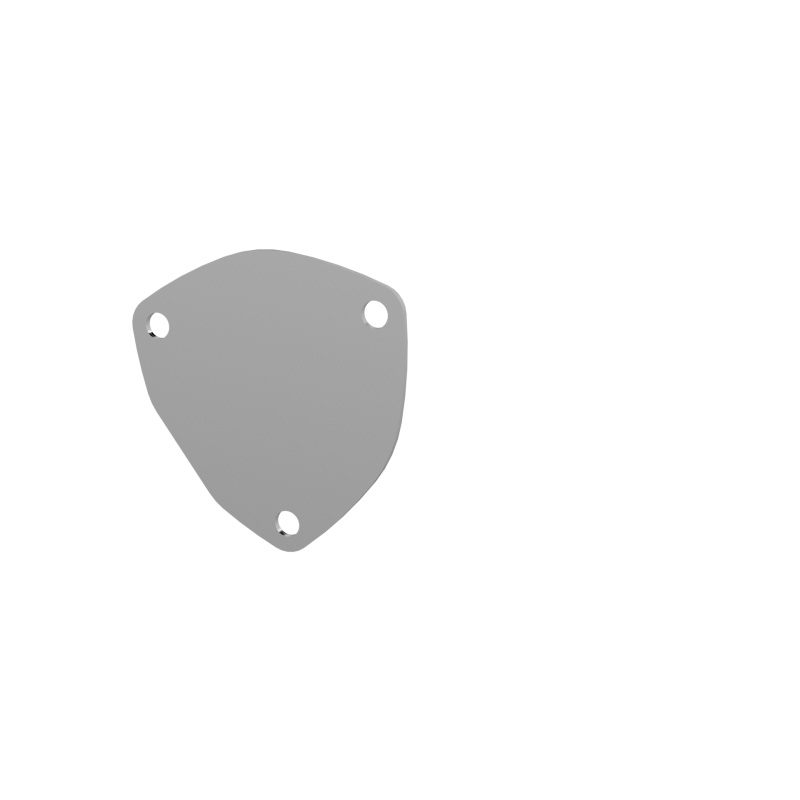 QTP 3.5in Bolt-On QTEC 3 Bolt Cover Plate