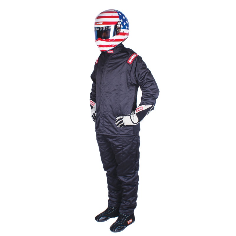 RaceQuip Black Chevron-5 Jacket SFI-5 – XLG