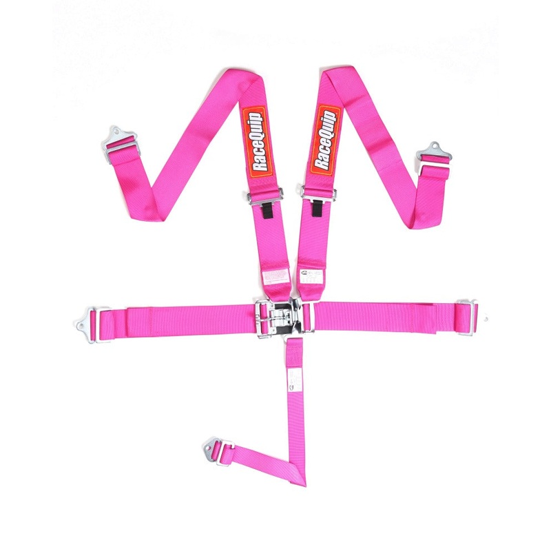 RaceQuip Pink L & L 5pt Seat Belt