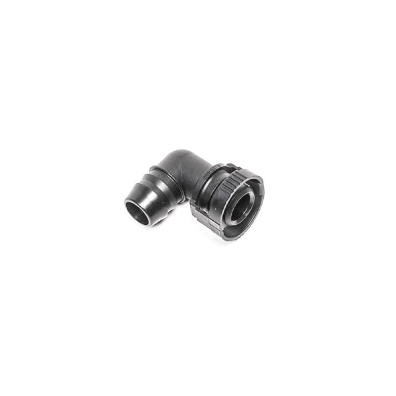 Radium Engineering V2 Quick Connect 15mm Male to 5/8in Barb 90 Degree