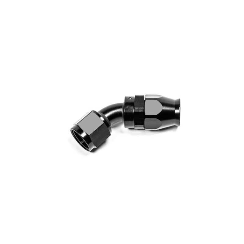 Radium Engineering 10AN Hose End 45 Degree PTFE – BLACK