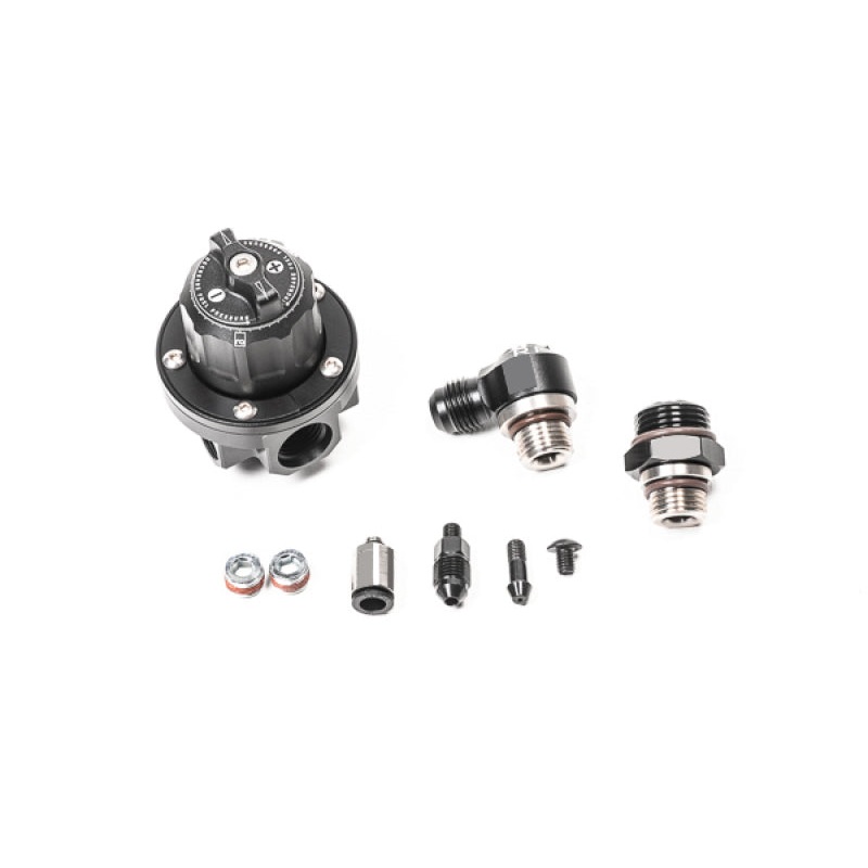 Radium Engineering 8AN ORB Direct Mount Regulator-Rotating Assembly (DMR-RA) – Black