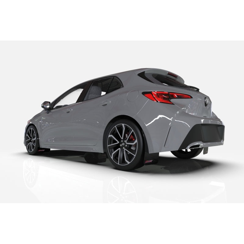 Rally Armor 12-19 Ford Focus ST / 16-19 RS Black Mud Flap BCE Logo