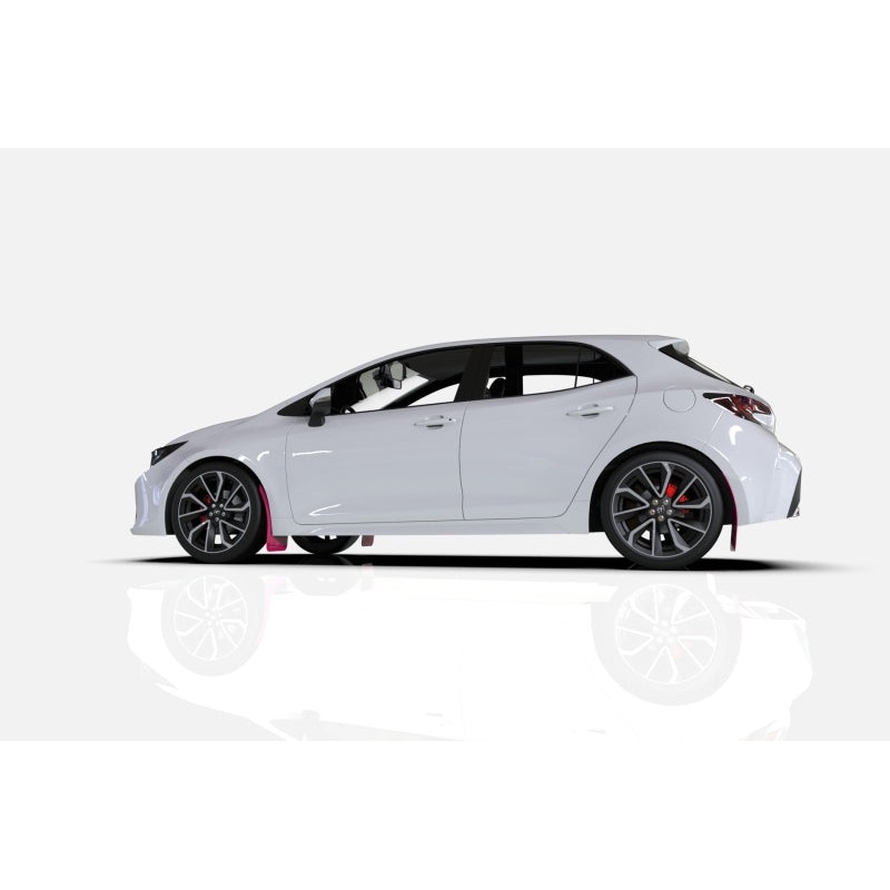 Rally Armor 93-01 Subaru Impreza Pink Mud Flap BCE Logo