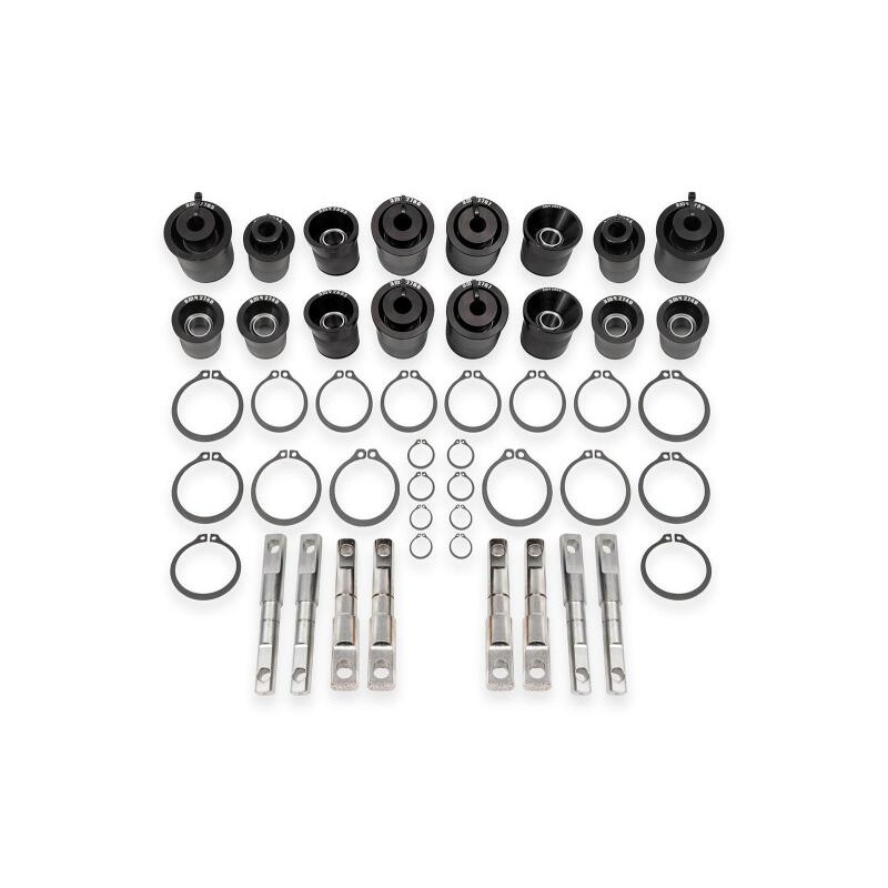 BMR 06-13 Chevrolet Corvette (C6) Z06/ZR1 Front & Rear Control Arm Bearing Kit – Black Anodized