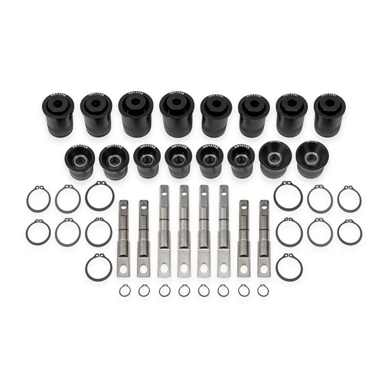 BMR 14-19 Chevrolet Corvette C7 Front & Rear Control Arm Bearing Kit – Black Anodized