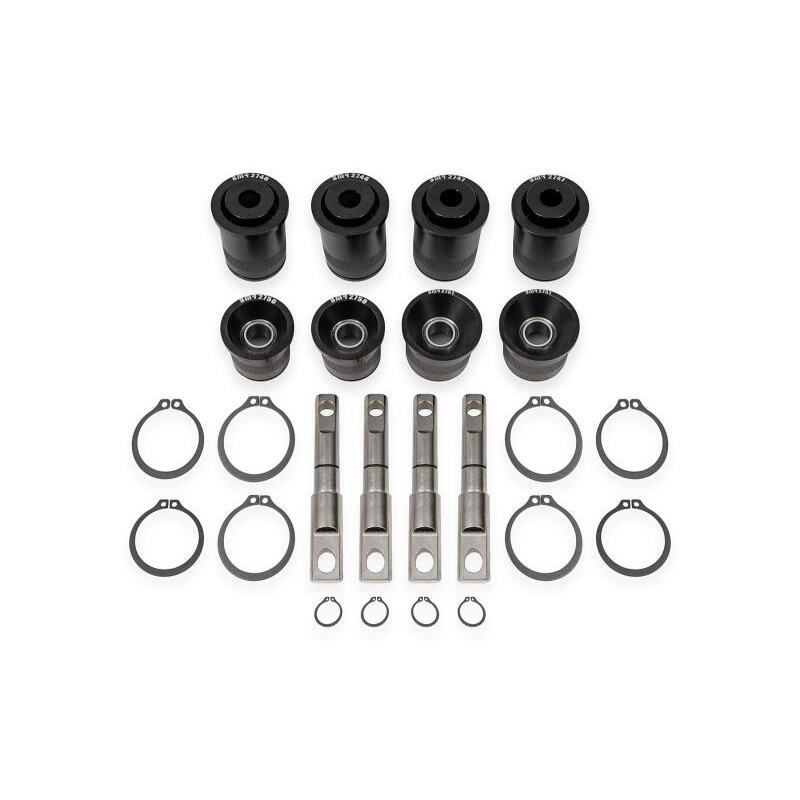 BMR 14-19 Chevrolet Corvette C7 Rear Upper & Lower Control Arm Bearing Kit – Black Anodized