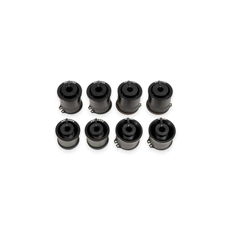 BMR 97-04 Chevrolet Corvette C5 / 05-13 C6 Rear Upper & Lower Control Arms Bearing Kit – Black