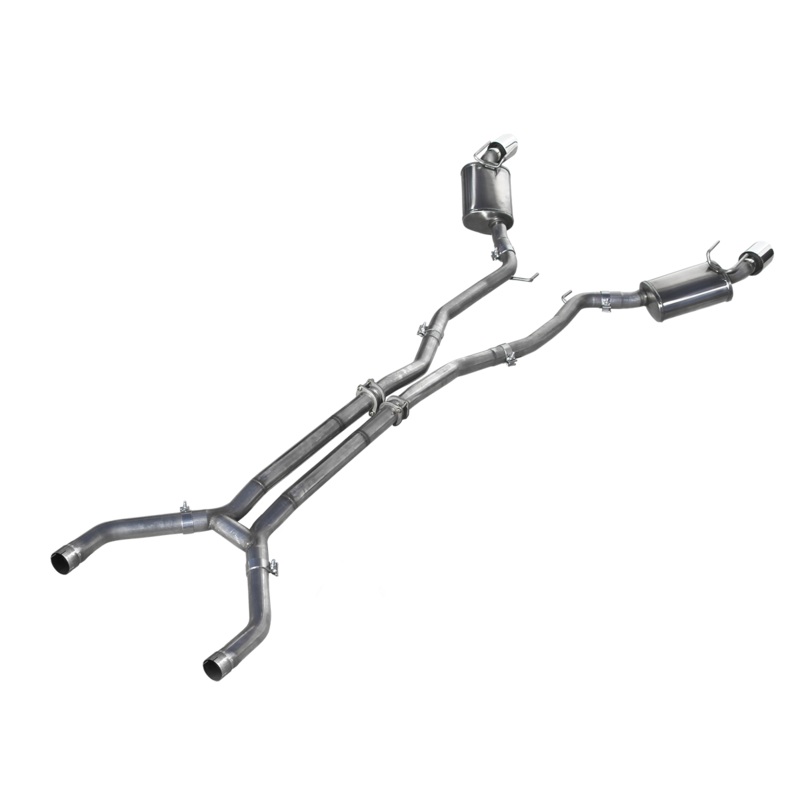 Camaro V6 2010-UP Full Catback w/ Stainless Steel Tips (DIRECT FIT TO STOCK CATS)