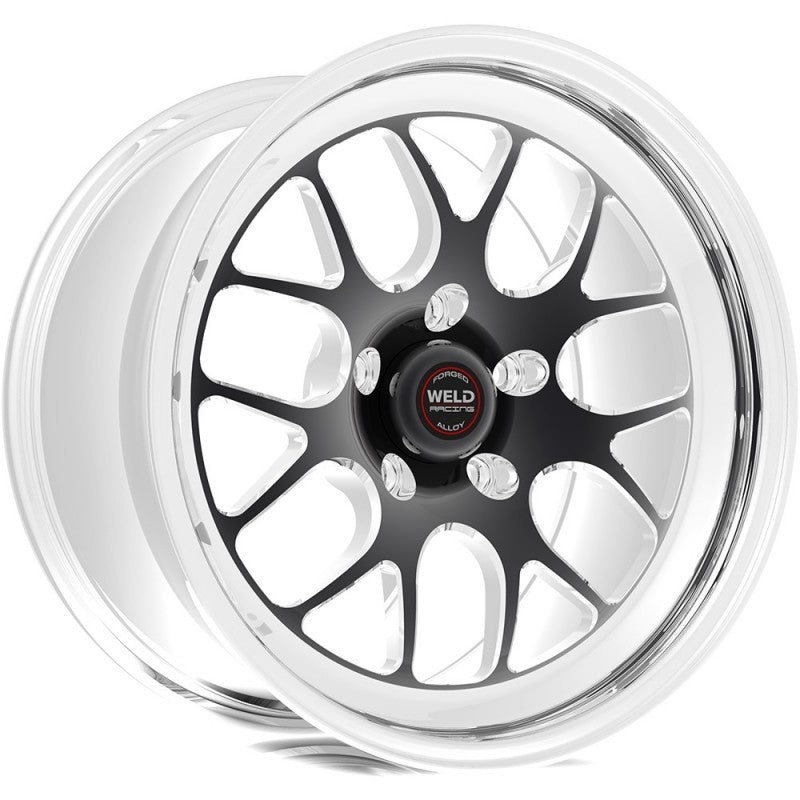 Weld S77 17×10.5 / 5x115mm BP / 5.7in. BS Black Wheel (High Pad) – Non-Beadlock