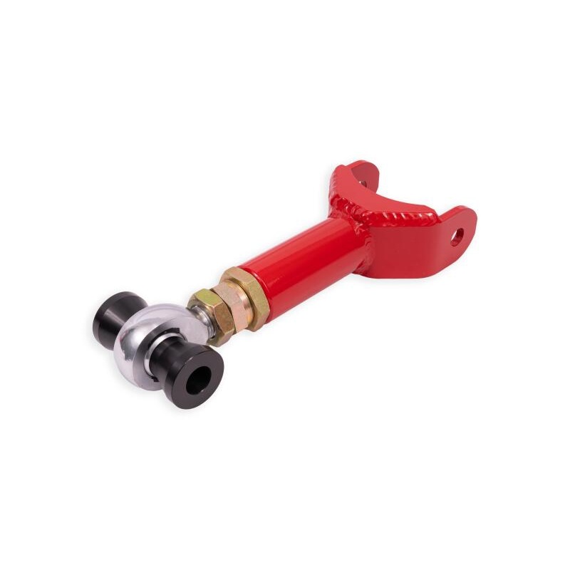 BMR 11-14 Ford Mustang S197 Upper Control Arm DOM On-Car Adj. Rod End – Red