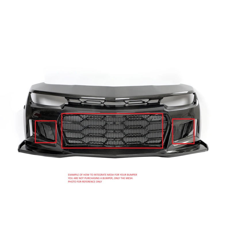 Universal Hexagon Mesh Protection For Bumper Conversion (3PC)