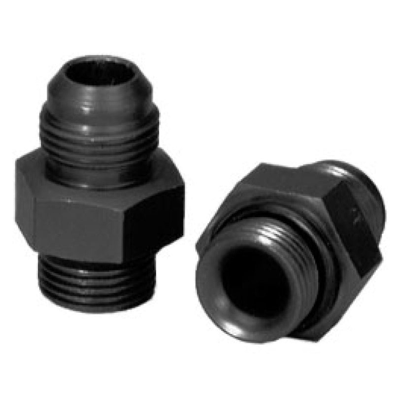 Moroso Dry Sump/External Oil Pump Fitting -10An to -10An w/O-Ring – Aluminum – 2 Pack