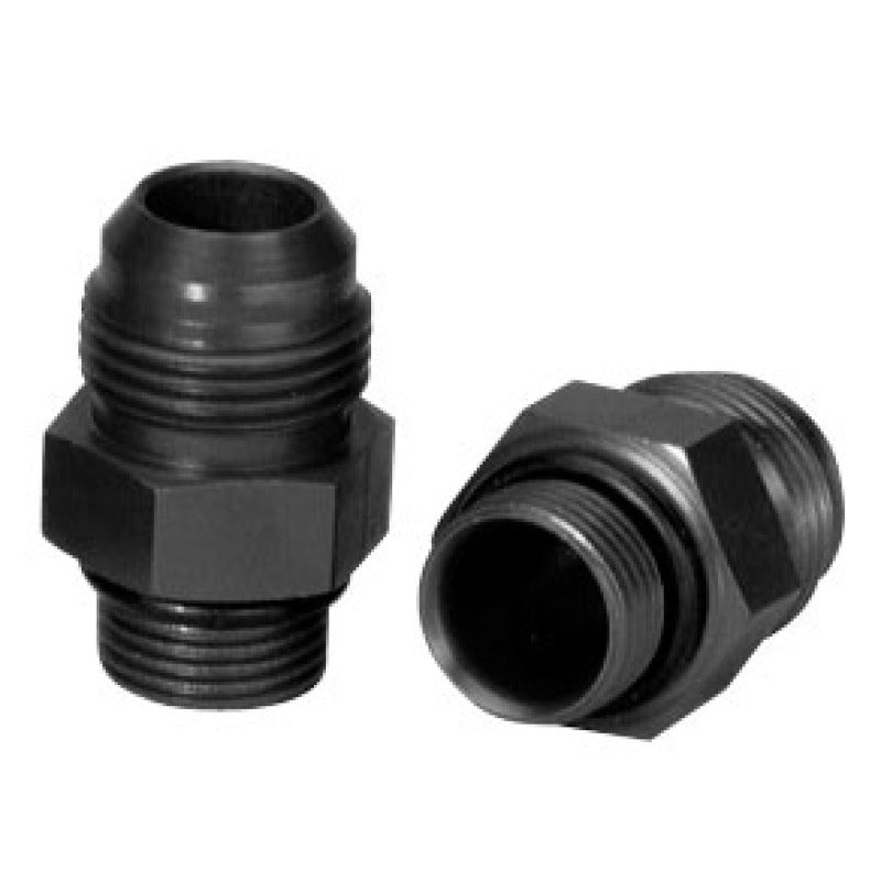 Moroso Dry Sump/External Oil Pump Fitting -10An to -12An w/O-Ring – Aluminum – 2 Pack