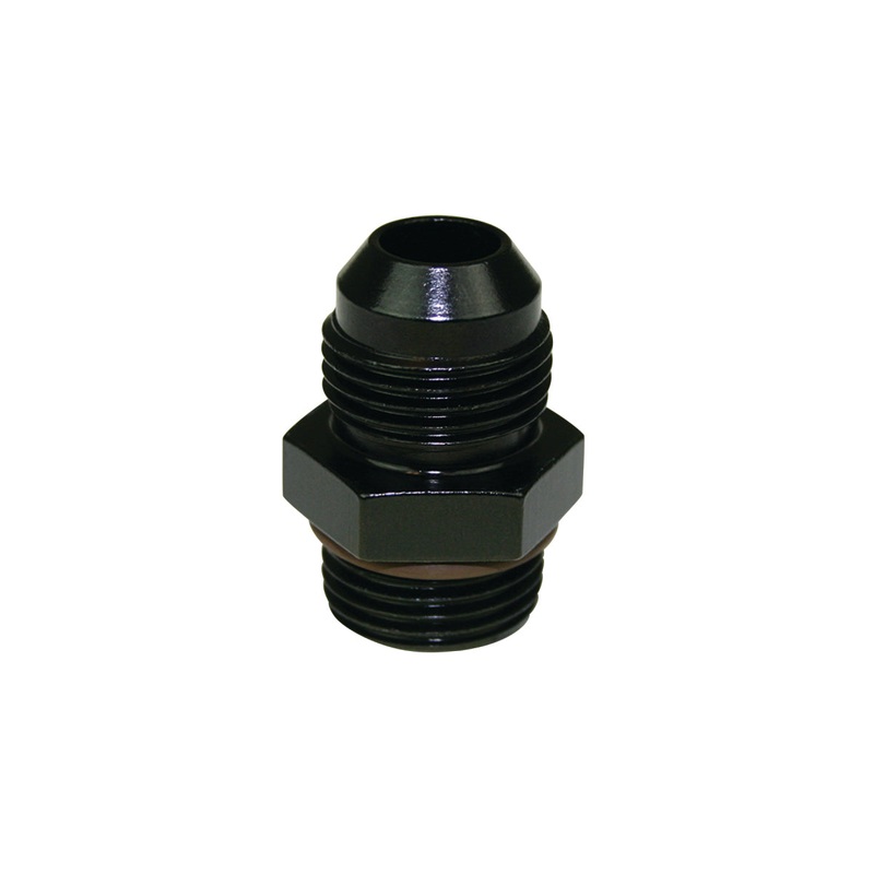 Moroso Dry Sump/External Oil Pump Fitting -8An Male to -8An Straight w/O-Ring – Aluminum – Single