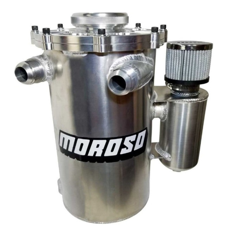 Moroso Dry Sump Oil Tank – Pro Mod – 13in Tall – 2 Piece – 7in Diameter -16An Fitting
