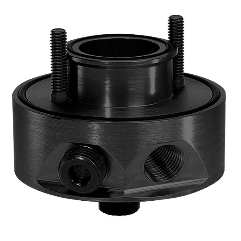 Moroso Chevrolet Small Block Oil Filter Adapter – Sandwich – Accumulator/External Pump