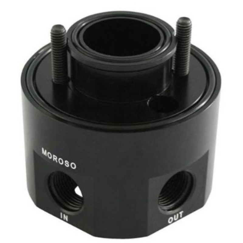 Moroso Chevrolet Small Block Oil Filter Adapter – Sandwich – Oil Cooler