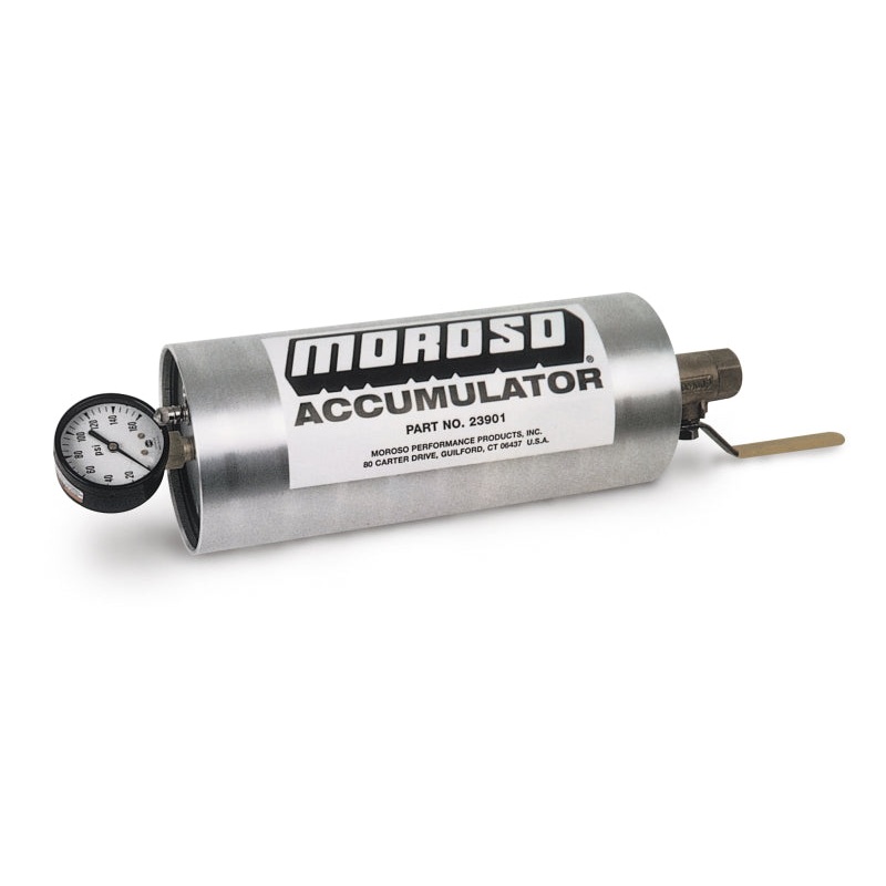 Moroso Oil Accumulator – 1.5 Quart – 10in x 4.25in