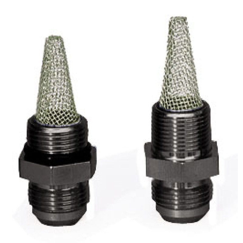 Moroso Oil Filter Fitting -12An Male to -12An Male w/External Screen – Single