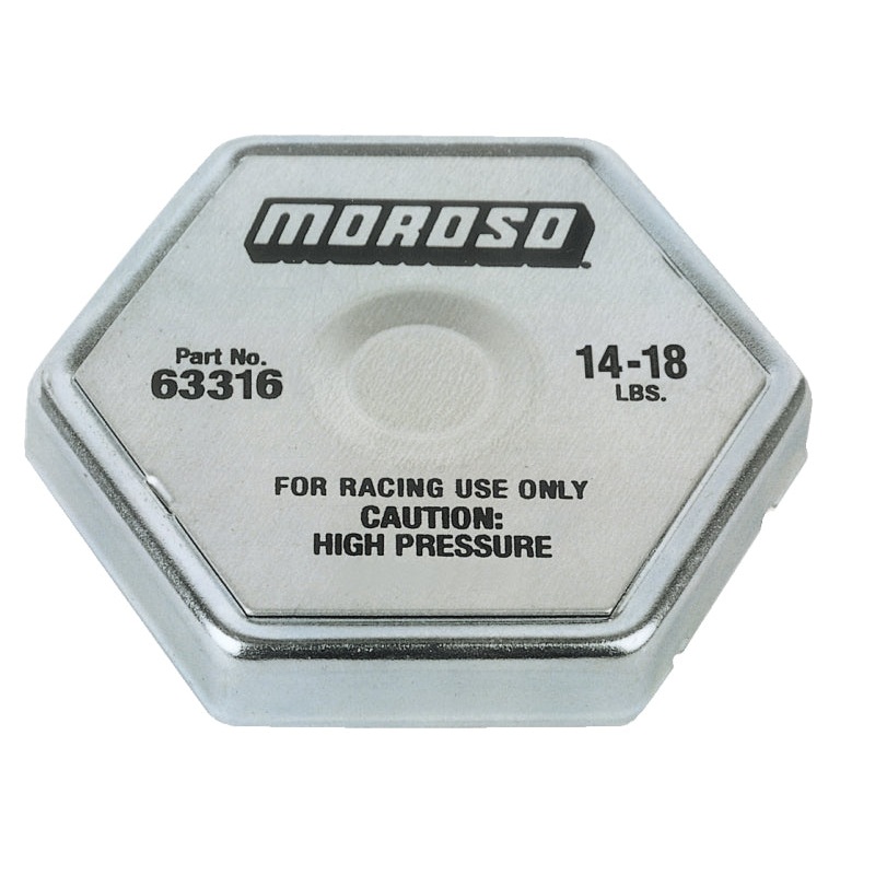 Moroso Racing Radiator Cap – 14-18lbs