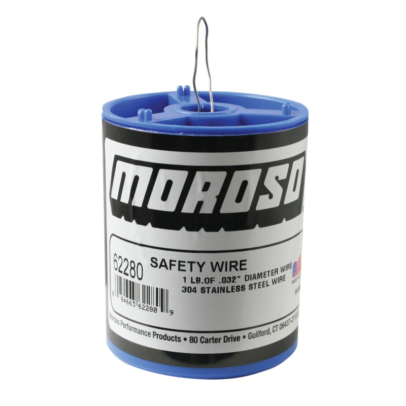 Moroso Safety Wire – Stainless Steel – 1lb Can